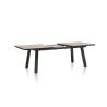 Avalox, table à rallonge 190 (+ 60) x 98 cm - 4 pieds - Henders and Hazel