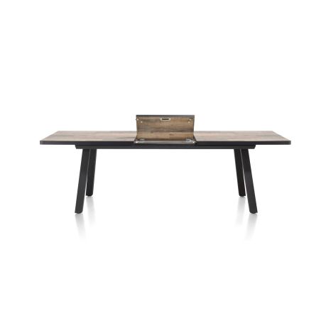 Avalox, table à rallonge 190 (+ 60) x 98 cm - 4 pieds - Henders and Hazel