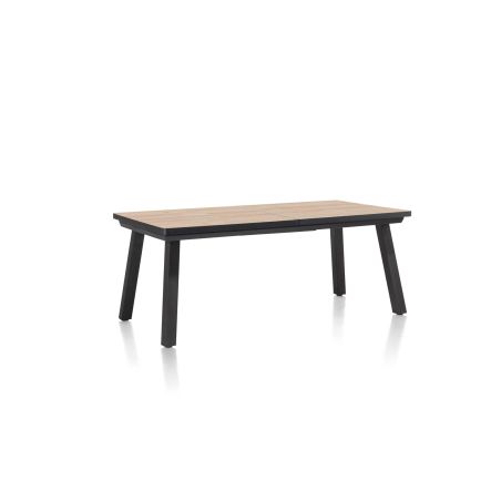 Avalox, table à rallonge 190 (+ 60) x 98 cm - 4 pieds - Henders and Hazel