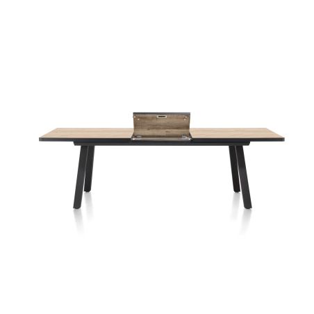 Avalox, table à rallonge 190 (+ 60) x 98 cm - 4 pieds - Henders and Hazel