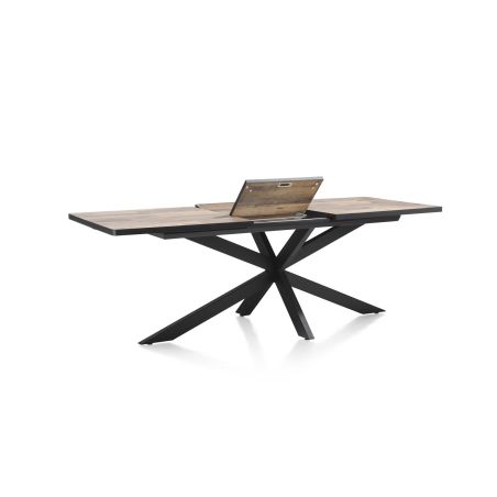 Avalox, table à rallonge 190 (+ 60) x 98 cm - pied central - Henders and Hazel