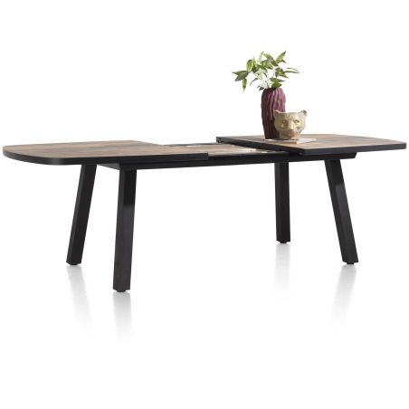 Avalox, table à rallonge ovale 190 (+ 60) x 110 cm - 4 pieds - Henders and Hazel