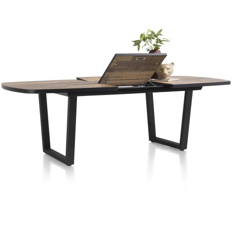 Avalox, table à rallonge ovale 190 (+ 60) x 110 cm - pieds v - Henders and Hazel