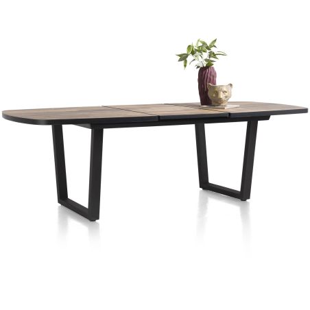Avalox, table à rallonge ovale 190 (+ 60) x 110 cm - pieds v - Henders and Hazel