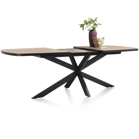 Avalox, table à rallonge ovale 190 (+ 60) x 110 cm - pied central - Henders and Hazel