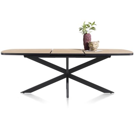 Avalox, table à rallonge ovale 190 (+ 60) x 110 cm - pied central - Henders and Hazel