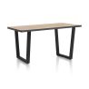 Avalox, table de bar 200 x 98 cm - pieds v - Henders and Hazel
