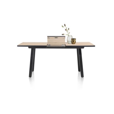 Avalox, table de bar à rallonge 160 (+ 50) x 98 cm - 4 pieds - Henders and Hazel