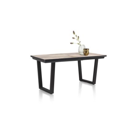 Avalox, table de bar à rallonge 160 (+ 50) x 98 cm - pieds v - Henders and Hazel