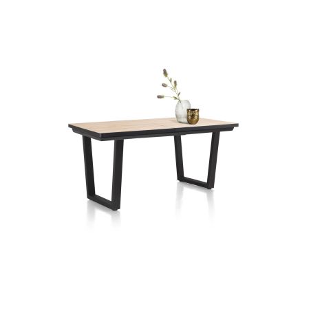 Avalox, table de bar à rallonge 160 (+ 50) x 98 cm - pieds v - Henders and Hazel