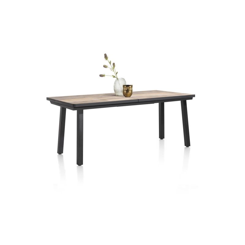 Avalox, table de bar à rallonge 190 (+ 60) x 98 cm - 4 pieds - Henders and Hazel