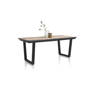 Avalox, table de bar à rallonge 190 (+ 60) x 98 cm - pieds v - Henders and Hazel