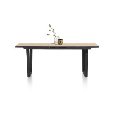 Avalox, table de bar à rallonge 190 (+ 60) x 98 cm - pieds v - Henders and Hazel