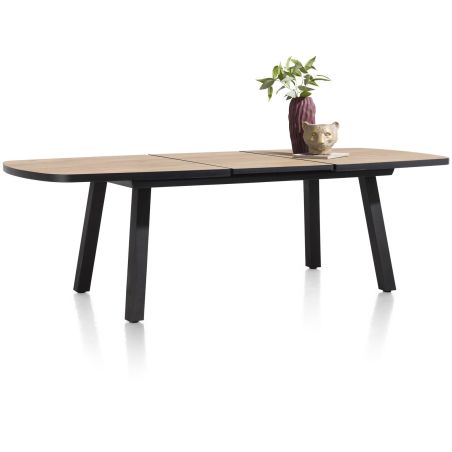Avalox, table de bar à rallonge ovale 190 (+ 60) x 110 cm - 4 pieds - Henders and Hazel