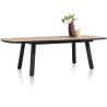 Avalox, table de bar à rallonge ovale 190 (+ 60) x 110 cm - 4 pieds - Henders and Hazel