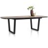 Avalox, table de bar à rallonge ovale 190 (+ 60) x 110 cm - pieds v - Henders and Hazel