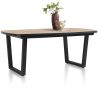 Avalox, table de bar à rallonge ovale 190 (+ 60) x 110 cm - pieds v - Henders and Hazel