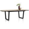 Avalox, table de bar à rallonge ovale 190 (+ 60) x 110 cm - pieds v - Henders and Hazel