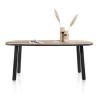 Avalox, table de bar ovale 240 x 110 cm - 4 pieds - Henders and Hazel