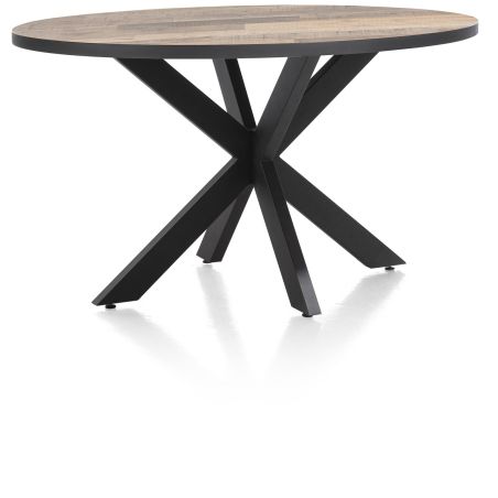 Avalox, table de bar ronde 150 x 120 cm - pied central - Henders and Hazel