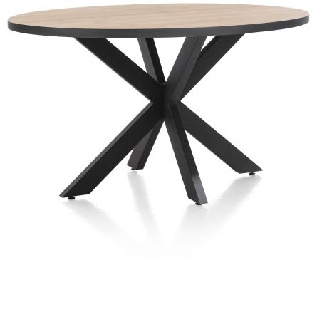 Avalox, table de bar ronde 150 x 120 cm - pied central - Henders and Hazel