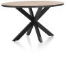 Avalox, table de bar ronde 150 x 120 cm - pied central - Henders and Hazel