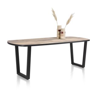 Avalox, table ovale 210 x 110 cm - pieds v - Henders and Hazel