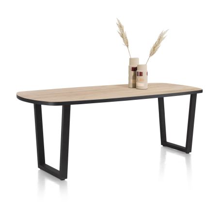 Avalox, table ovale 210 x 110 cm - pieds v - Henders and Hazel