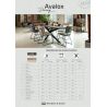 Avalox, table ovale 210 x 110 cm - pieds v - Henders and Hazel