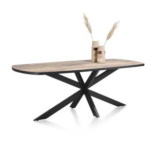 Avalox, table ovale 210 x 110 cm - pied central - Henders and Hazel