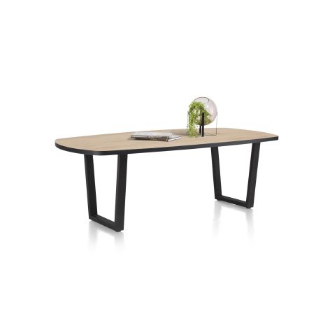 Avalox, table ovale 240 x 110 cm - pieds v - Henders and Hazel