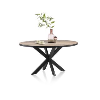Avalox, table ronde 150 x 120 cm - pied central - Henders and Hazel