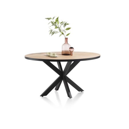 Avalox, table ronde 150 x 120 cm - pied central - Henders and Hazel