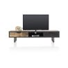 Avalon, meuble tv 200 cm. - 2-tiroirs + 1-niche - Henders&Hazel