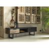 Avalon, meuble tv 200 cm. - 2-tiroirs + 1-niche - Henders&Hazel