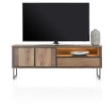 Trapani, buffet bas 160 cm - 2-portes + 1-tiroir + 1-niche (+ LED) - Henders and Hazel