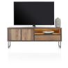 Trapani, buffet bas 160 cm - 2-portes + 1-tiroir + 1-niche (+ LED) - Henders and Hazel