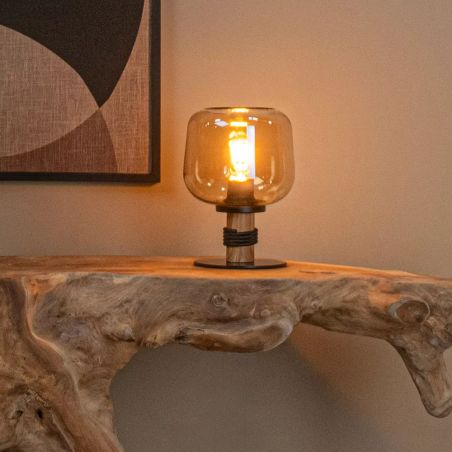 Lampe de table ILONA - Ø 18 cm Ambre - de la marque LUCIDE