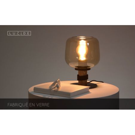 Lampe de table ILONA - Ø 18 cm Ambre - de la marque LUCIDE