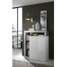 Buffet haut 2 portes BURGA BETON 108 cm