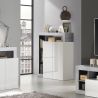 Buffet haut 2 portes BURGA BETON 108 cm