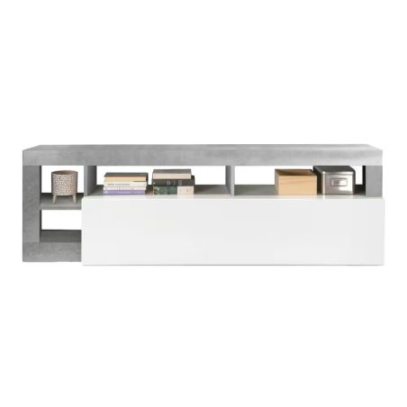 Meuble TV design BURGA BETON 184 cm