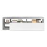 Meuble TV design BURGA BETON 184 cm