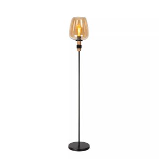 Lampadaire ILONA- Ø 34 cm - 1xE27 - Ambre - de la marque LUCIDE