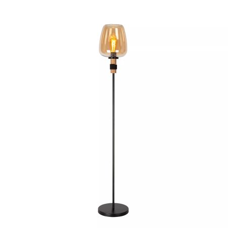 Lampadaire ILONA- Ø 34 cm - 1xE27 - Ambre - de la marque LUCIDE