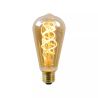Lampadaire ILONA- Ø 34 cm - 1xE27 - Ambre - de la marque LUCIDE