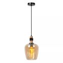 Suspension ILONA - Ø 22 cm - 1xE27 - Ambre - de la marque LUCIDE