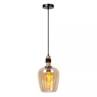 Suspension ILONA - Ø 22 cm - 1xE27 - Ambre - de la marque LUCIDE