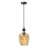 Suspension ILONA - Ø 22 cm - 1xE27 - Ambre - de la marque LUCIDE
