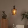 Suspension ILONA - Ø 22 cm - 1xE27 - Ambre - de la marque LUCIDE